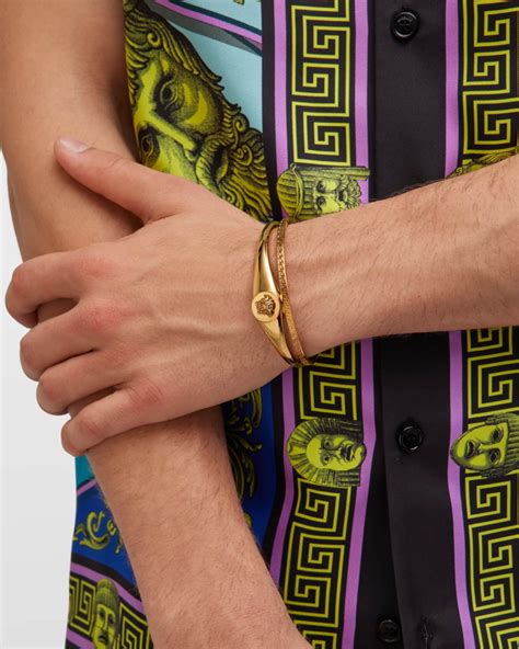 versace men's bracelets.